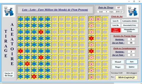 Interface FDJ Loto France et du Monde