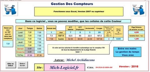 Interface Compteur