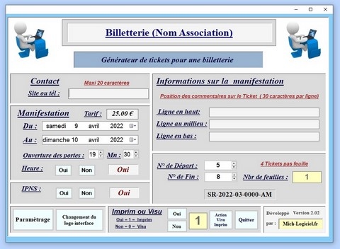 interface Billetterie