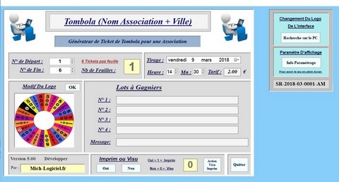 Interface Tombola