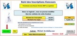 inscription concours